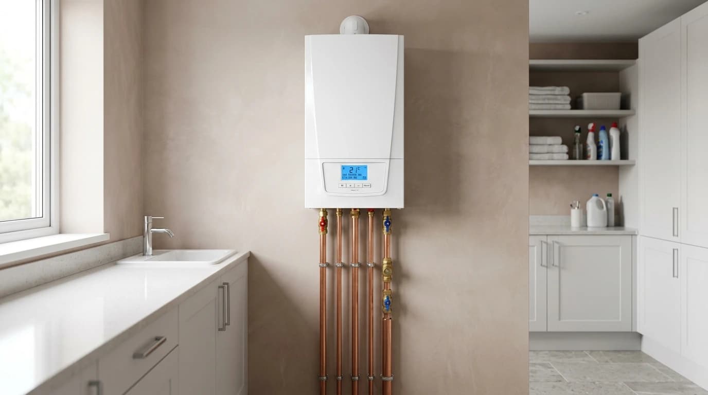 Illustrative boiler installations service installation